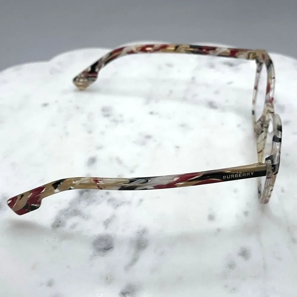 Burberry B 2291 3792 / BY1649374 Striped Check Eyeglasses Frames Only 53-17-140 - Picture 4 of 10